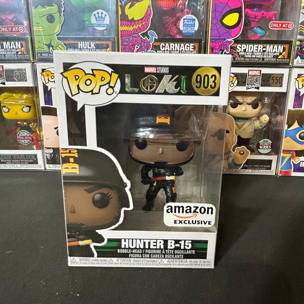 Funko Pop Marvel Loki Hunter B-15 903 Amazon Exclusive Vinyl Figure Bobble-Head